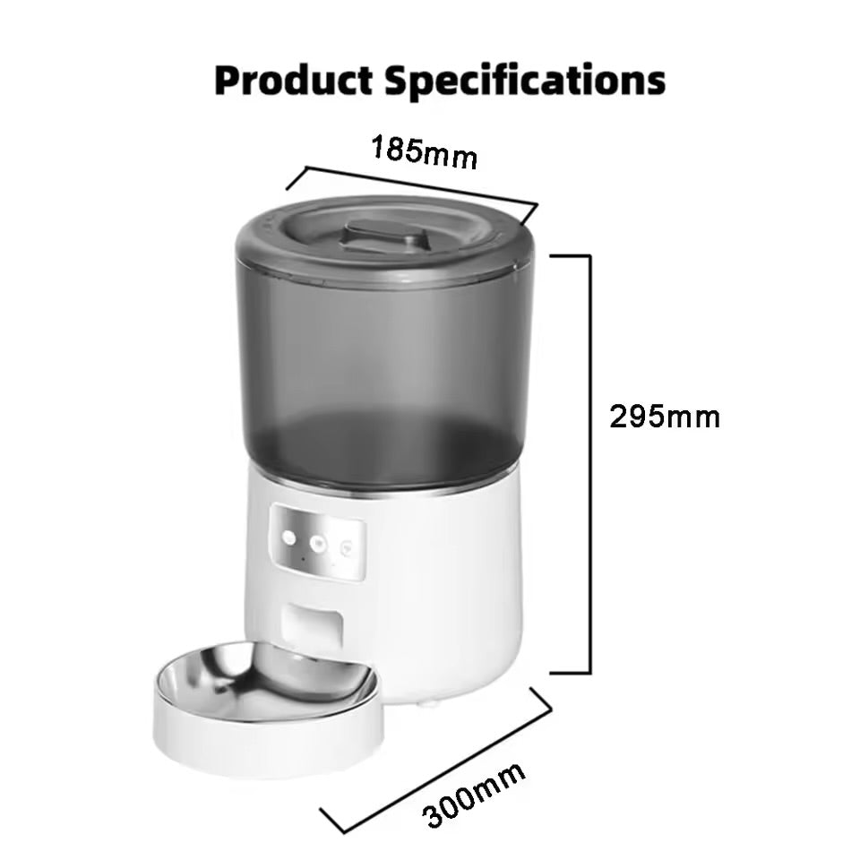 Dispensador Comedero Smart 4L – Control desde Tu Smartphone